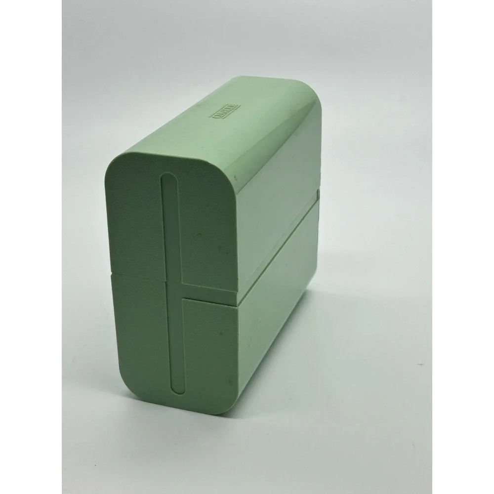 Vintage 80s Clinique Green Hard Plastic Large 